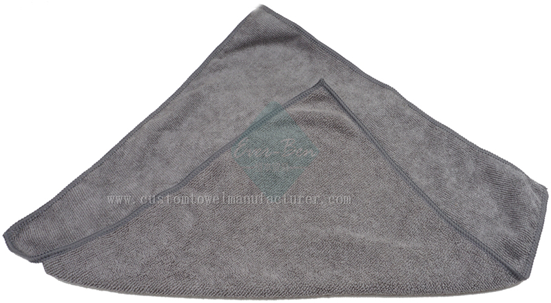 China bulk cleaning microfiber towels manufacturer Custom Blue Cleaning Cloth Rags Factory